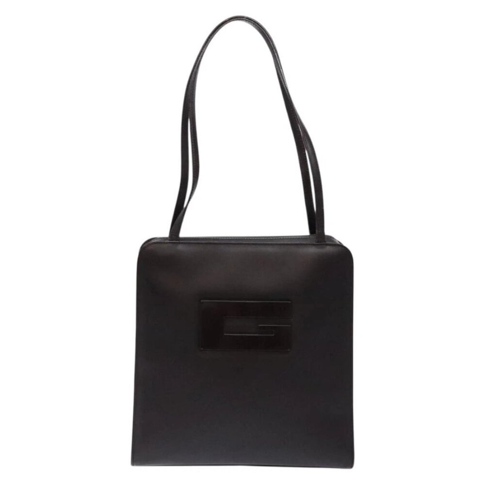 GUCCI Shoulder Bag Patent leather Dark Brown - Picture 2 of 16